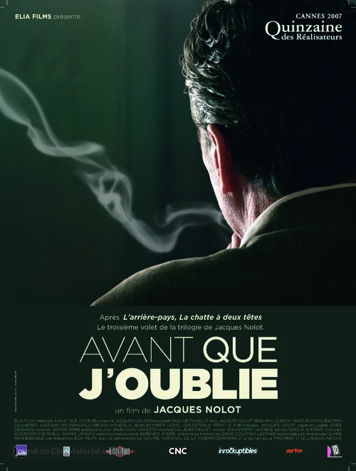 Avant que j&#039;oublie - French poster