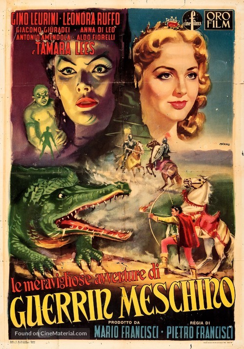 Le meravigliose avventure di Guerrin Meschino - Italian Movie Poster