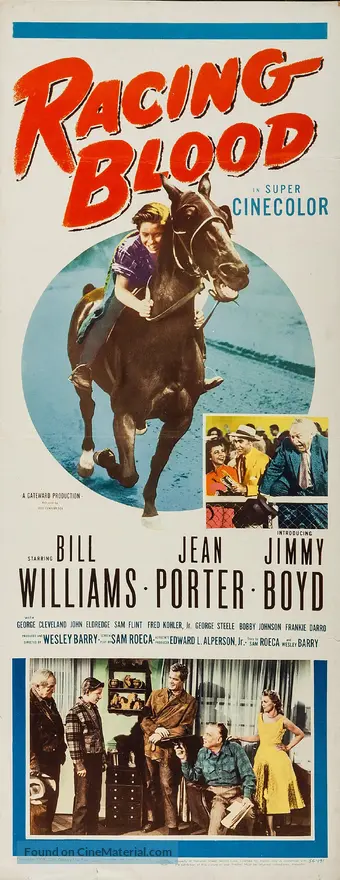 Racing Blood (1954) movie poster