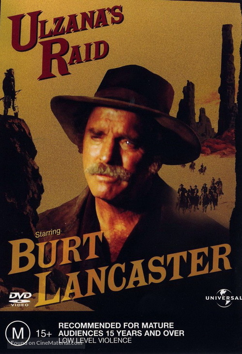 Ulzana&#039;s Raid - Australian DVD movie cover