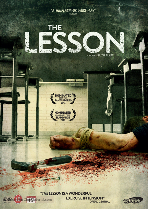 The Lesson - Danish DVD movie cover
