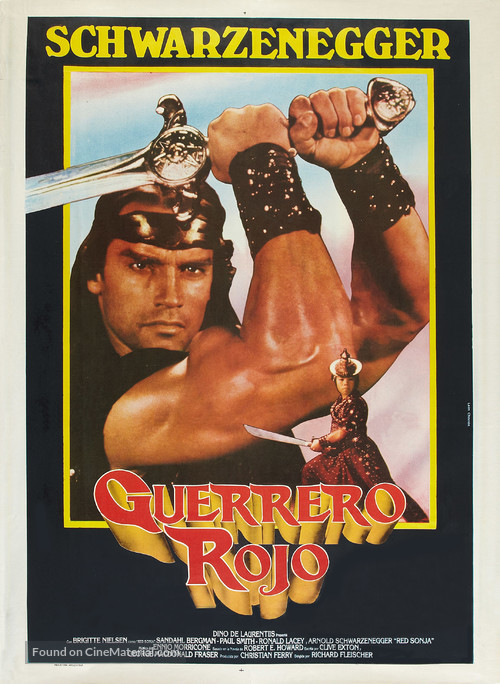 Red Sonja - Argentinian Movie Poster