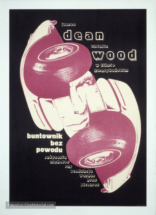 Rebel Without a Cause - Polish Movie Poster