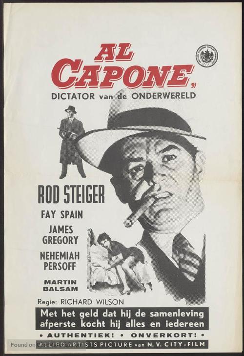 Al Capone - Dutch Movie Poster