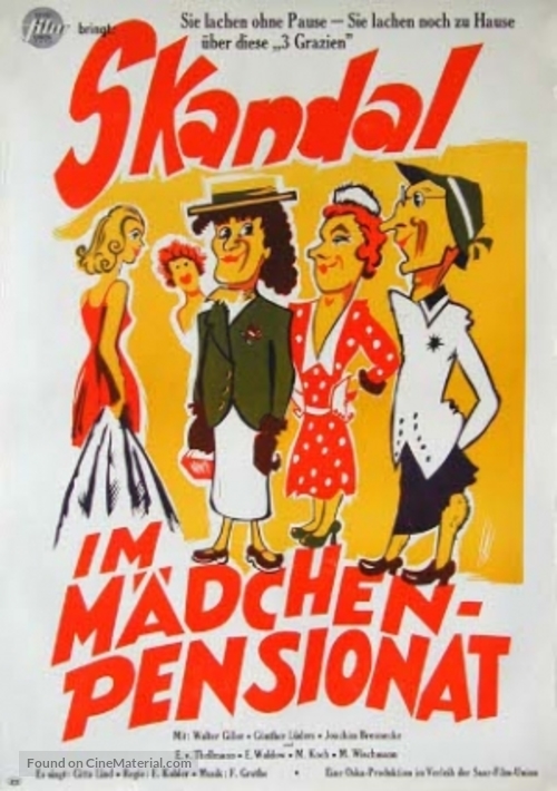 Skandal im M&auml;dchenpensionat - German Movie Poster