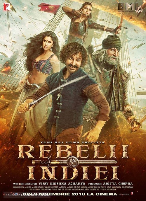 Thugs of Hindostan - Romanian Movie Poster