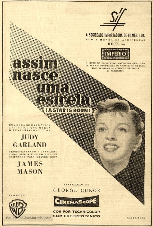 A Star Is Born - Portuguese poster