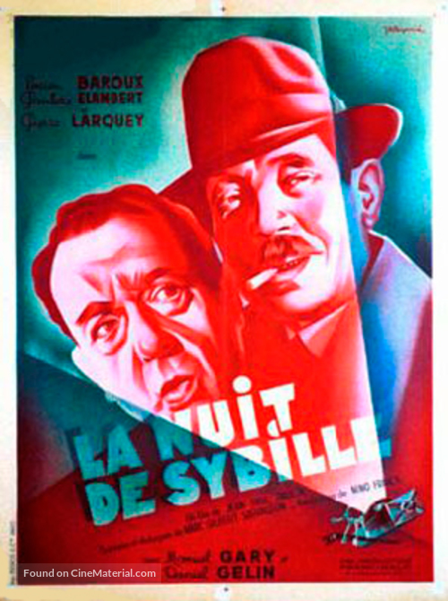 La nuit de Sybille - French Movie Poster