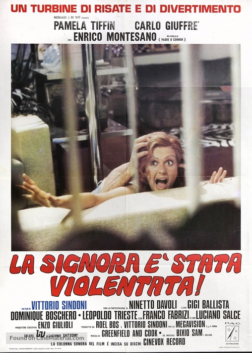 La signora &egrave; stata violentata - Italian Movie Poster