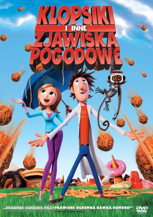 Cloudy with a Chance of Meatballs - Polish DVD movie cover