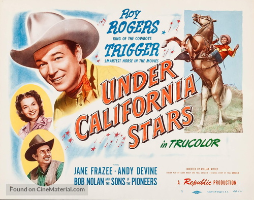 Under California Stars - Movie Poster