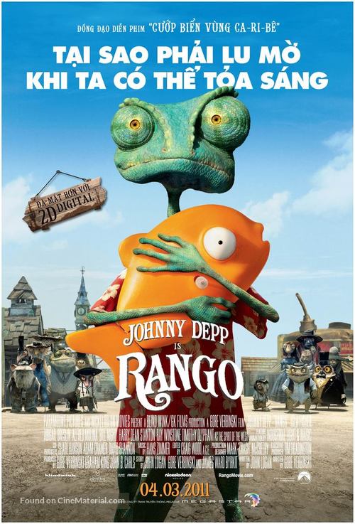 Rango - Vietnamese Movie Poster
