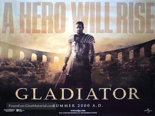 Gladiator - British Movie Poster