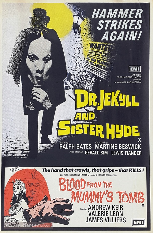 Dr. Jekyll and Sister Hyde - British Combo movie poster