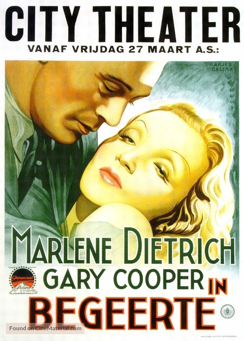 Desire - Dutch Movie Poster