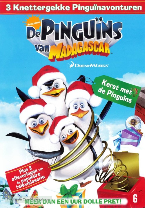 The Madagascar Penguins in: A Christmas Caper - Dutch DVD movie cover