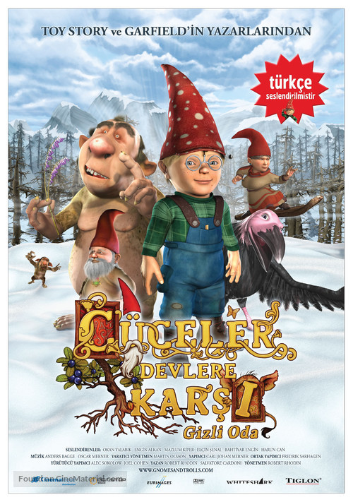 Gnomes and Trolls: The Secret Chamber - Turkish Movie Poster
