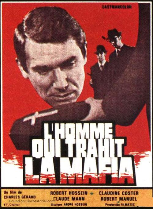 L&#039;homme qui trahit la mafia - French Movie Poster