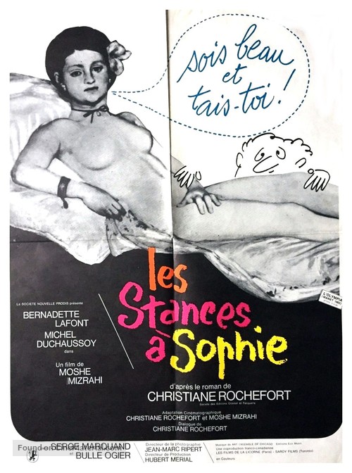 Les stances &agrave; Sophie - French Movie Poster