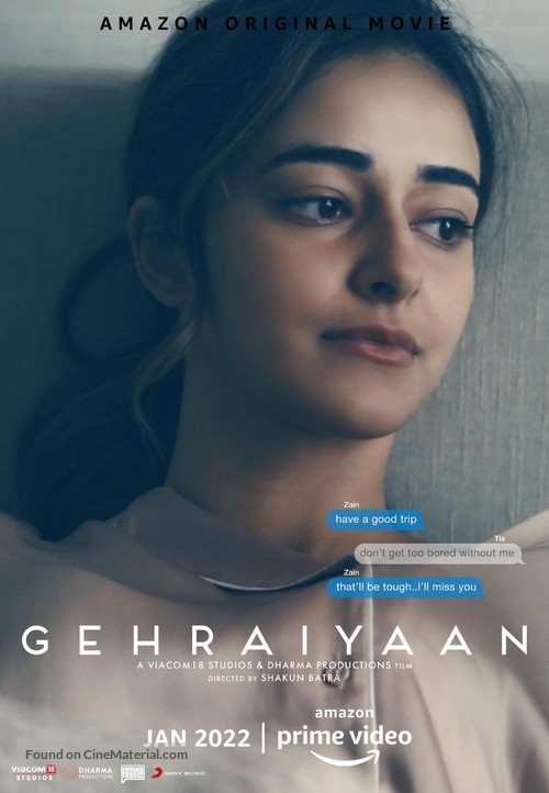 Gehraiyaan - Indian Movie Poster