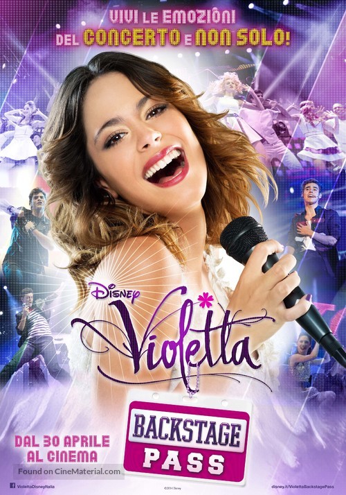 Violetta: La emoci&oacute;n del concierto - Italian Movie Poster