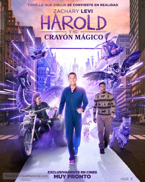 Harold and the Purple Crayon - Mexican Movie Poster