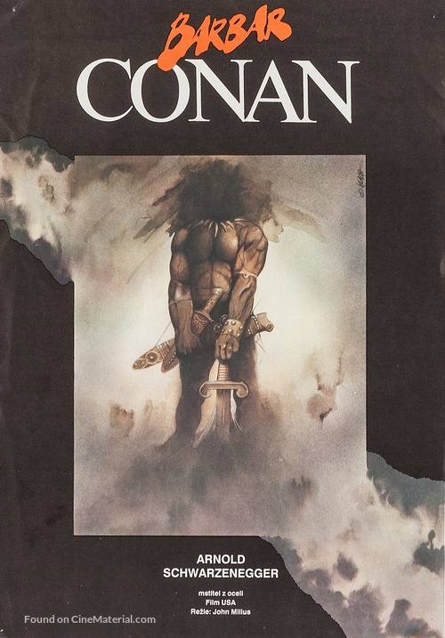 Conan The Barbarian - Czech Movie Poster