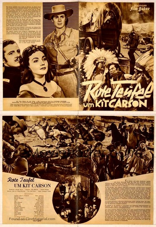 Kit Carson - German poster