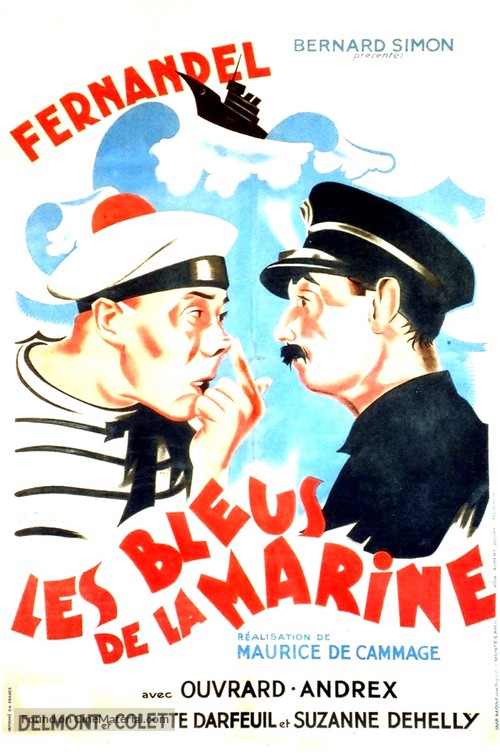 Les bleus de la marine - French Movie Poster