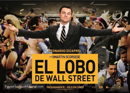 The Wolf of Wall Street - Argentinian Movie Poster