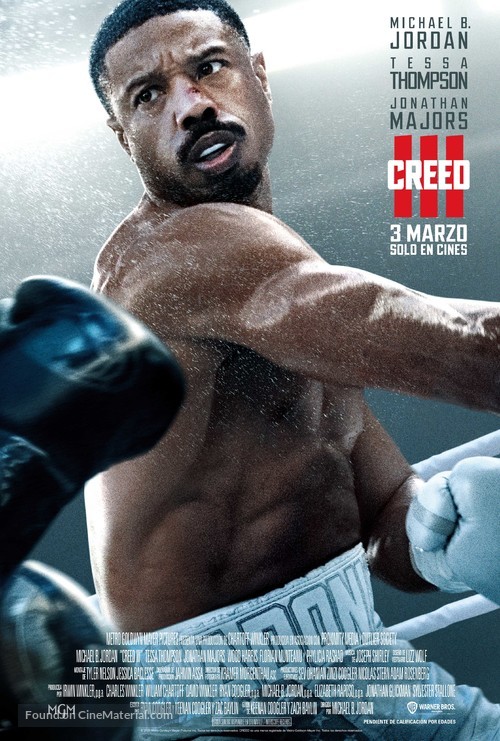 Creed III - Spanish Movie Poster