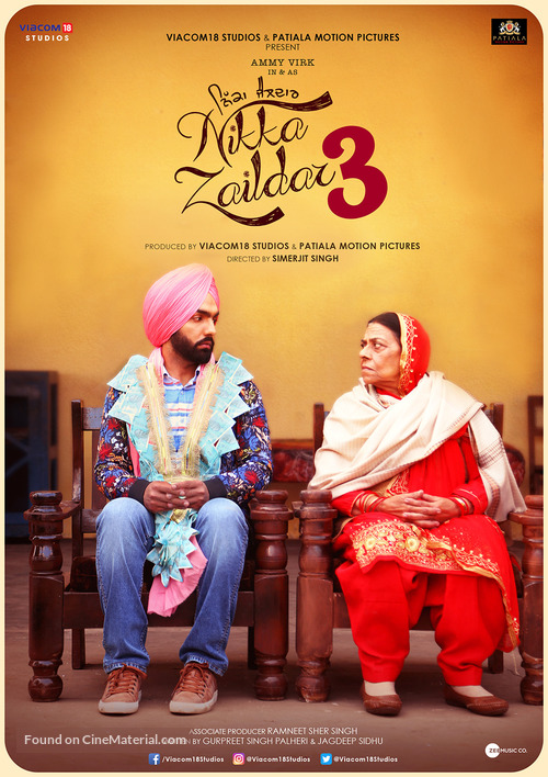 Nikka Zaildar 3 - Indian Movie Poster