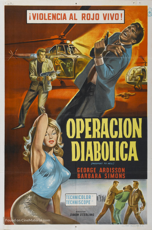 Agente 3S3: Passaporto per l&#039;inferno - Spanish Movie Poster