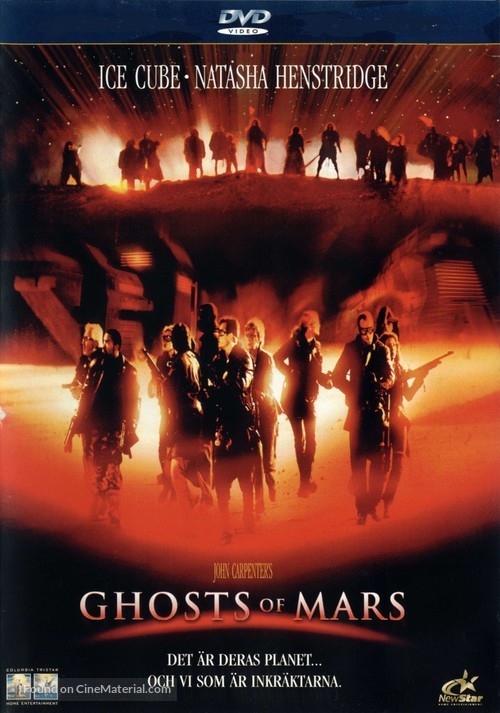 Ghosts Of Mars - Swedish Movie Cover