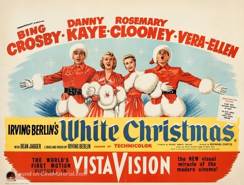 White Christmas - British Movie Poster
