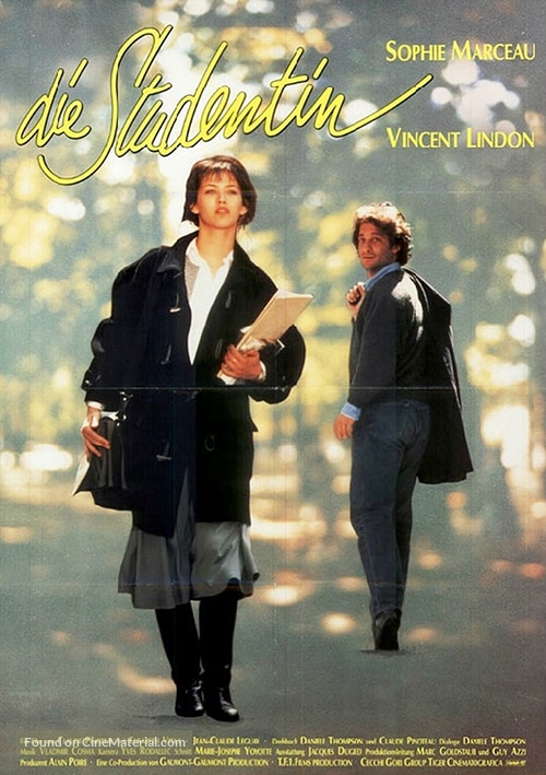L&#039;&eacute;tudiante - German Movie Poster
