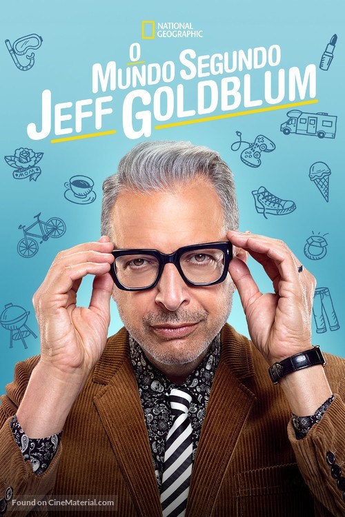 &quot;The World According to Jeff Goldblum&quot; - Portuguese Movie Cover