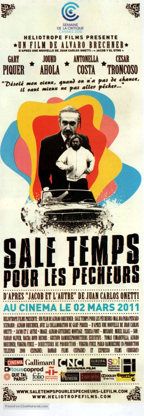 Mal d&iacute;a para pescar - French Movie Poster