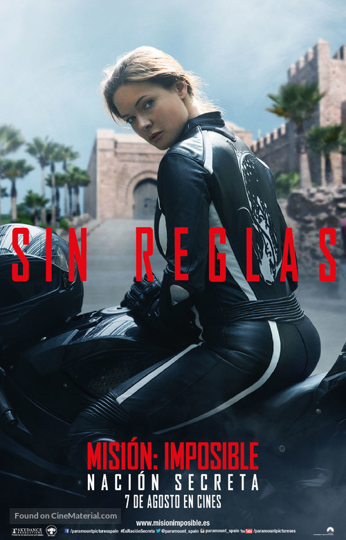 Mission: Impossible - Rogue Nation - Spanish Movie Poster