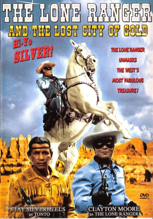 The Lone Ranger and the Lost City of Gold - DVD movie cover