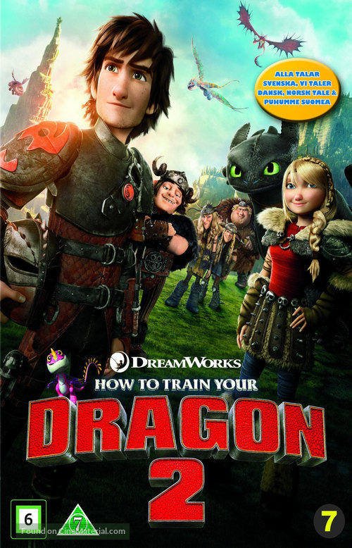 How to Train Your Dragon 2 - Danish DVD movie cover