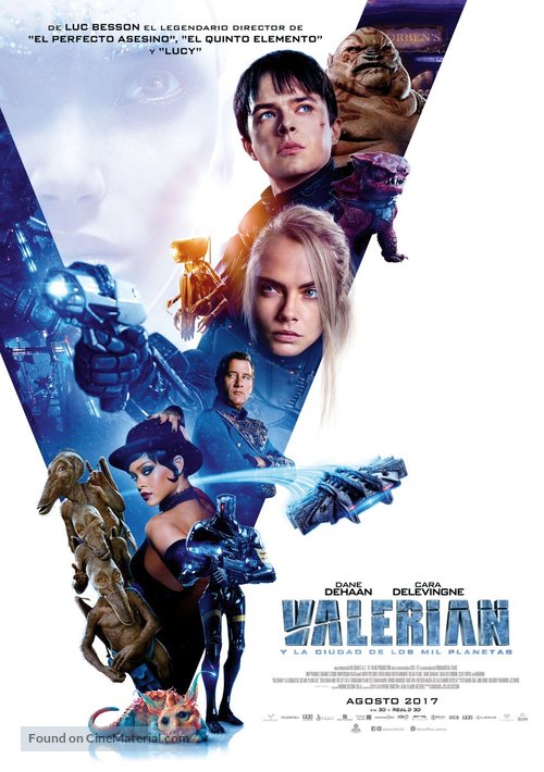 Valerian and the City of a Thousand Planets - Ecuadorian Movie Poster