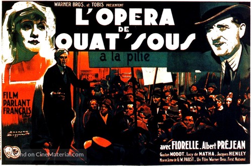 L&#039;op&eacute;ra de quat&#039;sous - French Movie Poster