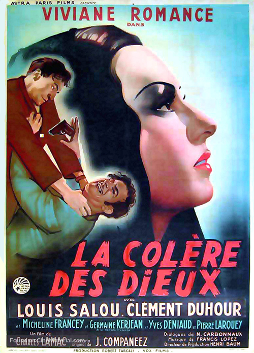 La col&egrave;re des dieux - French Movie Poster