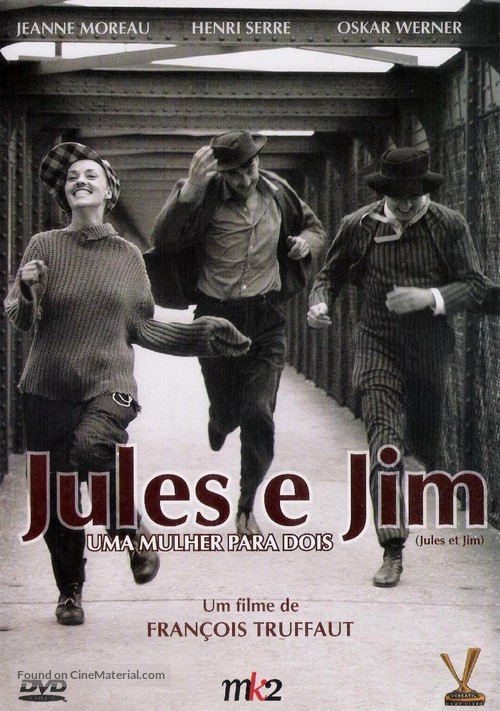 Jules Et Jim - Brazilian DVD movie cover