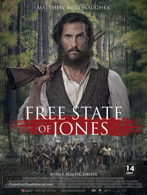 Free State of Jones - French Movie Poster