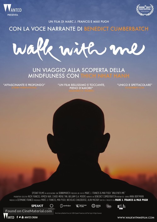 Walk with Me - Italian Movie Poster