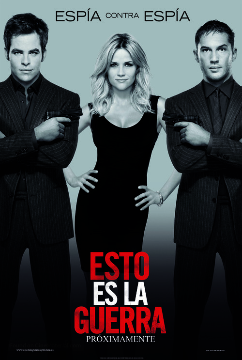 This Means War - Spanish Movie Poster