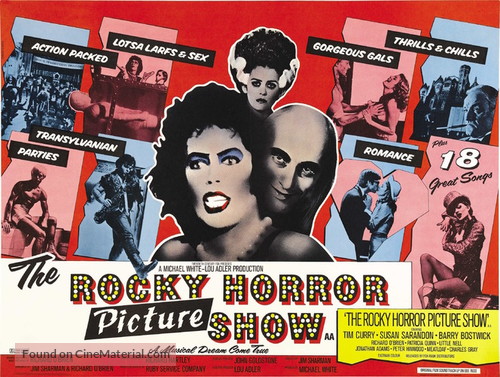 The Rocky Horror Picture Show - British Movie Poster