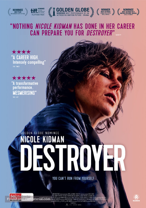 Destroyer - Australian Movie Poster